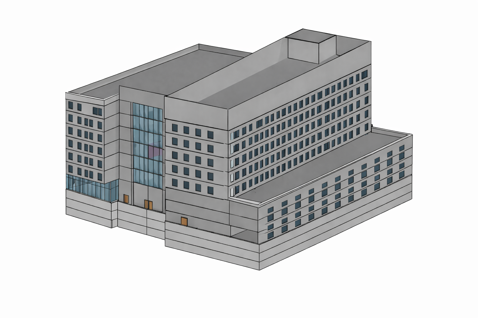 3D model for Severn Trent Centre feasibility study